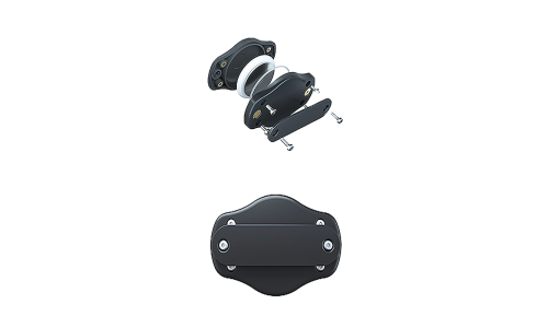 Protège-AirTag avec motif patte, ajustement universel pour colliers de chien, vis anti-vol pour sécuriser l’AirTag.