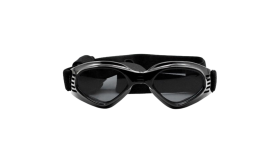 Lunettes de Soleil Élégantes pour Chien avec Protection UV Lunettes de soleil noires pour chien, protection UV, verres teintés, look stylé, idéales pour les aventures.