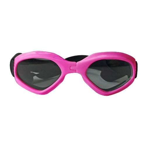 Lunettes de Soleil Élégantes pour Chien avec Protection UV Lunettes de soleil roses pour chien, protection UV, verres teintés, look stylé, idéales pour les aventures.