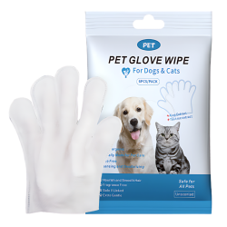Lingettes hypoallergéniques pour animaux, 6 pièces, nettoyage doux et déodorisation pour chiens et chats.