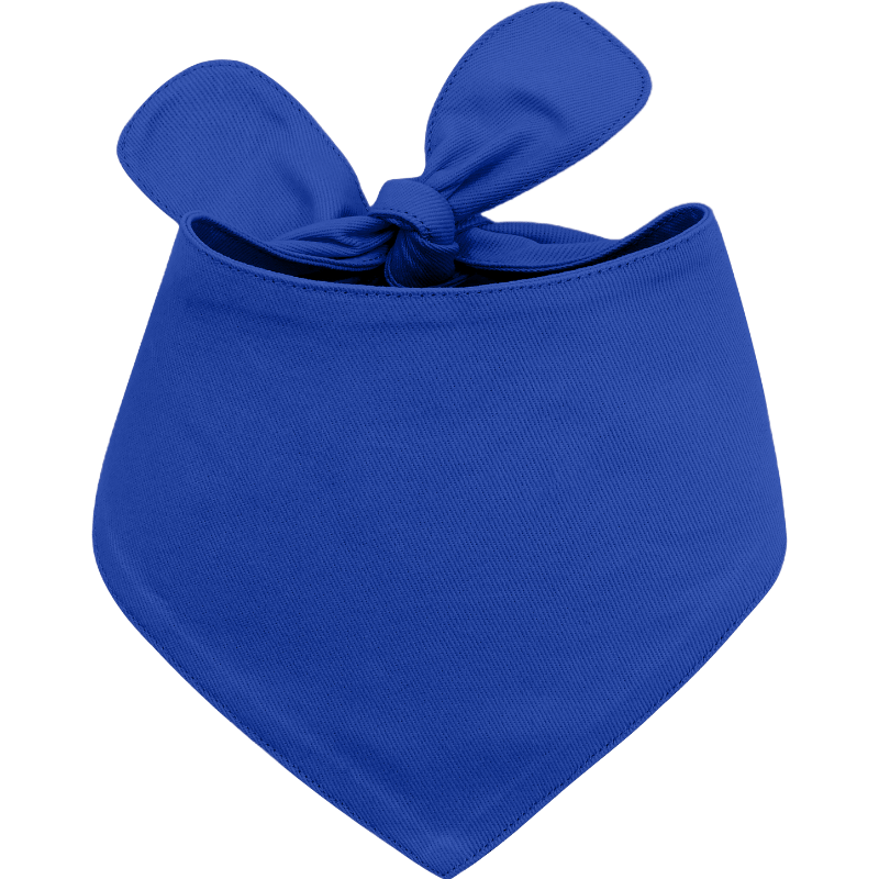 Bandana en Coton pour Chien Bandana en coton bleu pour chien, facile à laver, léger et confortable pour les animaux.