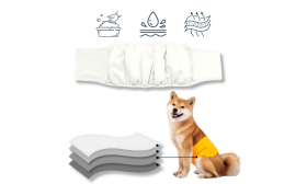 Couche Lavable de Première Qualité pour Chiens - Mâles