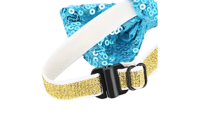 Collier Brillant avec Nœud Papillon pour Chats et petits Chiens