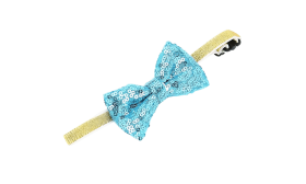 Collier Brillant avec Nœud Papillon pour Chats et petits Chiens