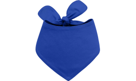 Bandana en Coton pour Chien Personnalisé avec nom Brodé Bandana pour chien en coton bleu personnalisé avec un nœud, facile à laver, personnalisable avec un nom brodé.