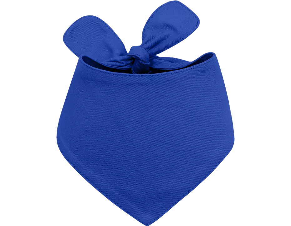 Bandana en Coton pour Chien Personnalisé avec nom Brodé Bandana pour chien en coton bleu personnalisé avec un nœud, facile à laver, personnalisable avec un nom brodé.