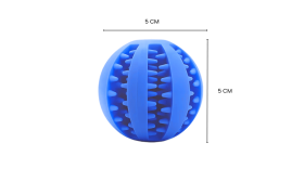 Jouet Distributeur de Friandises pour Chien – Balle à Mâcher en Caoutchouc pour le Jeu et l’Enrichissement