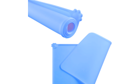 Tapis de Gamelle pour Chien en Silicone Imperméable – Tapis Antidébordement avec Bords Relevés