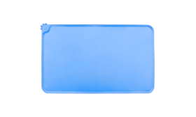 Tapis de Gamelle pour Chien en Silicone Imperméable – Tapis Antidébordement avec Bords Relevés