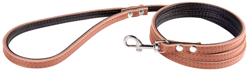 Laisse pour Chien en Cuir Véritable Laisse chien en cuir marron, 1,5 m, taille petite, couture solide, fermoir durable, intérieur rembourré en cuir véritable.