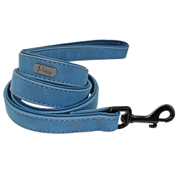 Laisse en velours vert pour chien, 120 cm, facile à tenir, matériaux de qualité, pour des balades confortables.