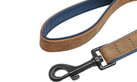 Laisse en velours vert de luxe pour chien, 120 cm, confortable et facile à tenir, avec fermoir métallique robuste.