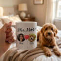 Mug chien personnalisé « It’s a Match » – cadeau pour les amoureux des chiens